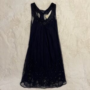 American Eagle Outfitters Mesh Beaded Evening dress